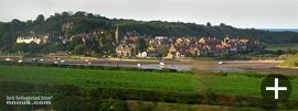 Alnmouth seen from the train