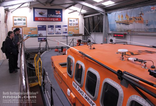 RNLI lifeboat staion at Seahouses harbour